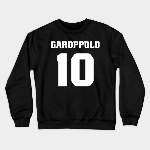 Jimmy Garoppolo San Francisco 49ers Crewneck Sweatshirt by Cabello's